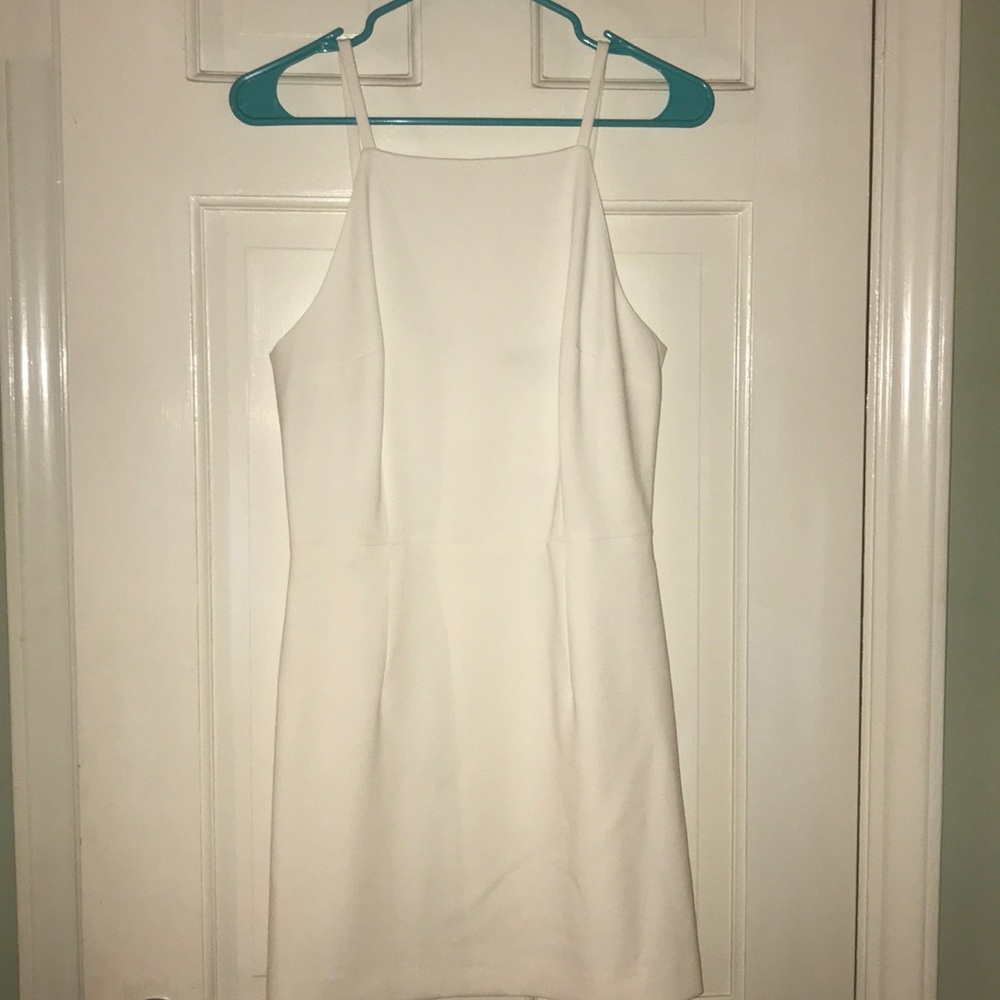 French Connection White Sleeveless Dress